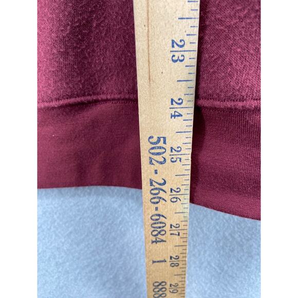 Treasure & Bond Sweatshirt Womens Sz 1X NYC Maroon Graphic Long Sleeve - Picture 7 of 11